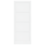 Casa si Gradina - Constructii - Usi interior, exterior si garaj - Usi garaj - Usa Interioara 'ORKDAL'Alba 93x232x4 cm Din Lemn Masiv de Pin - Infinity.ro