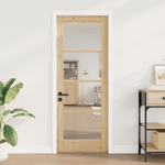 Casa si Gradina - Constructii - Usi interior, exterior si garaj - Usi interior - Usa Interioara cu Sticla "ORKDAL" 73,5x198,5x4 cm Lemn Masiv de Pin - Infinity.ro