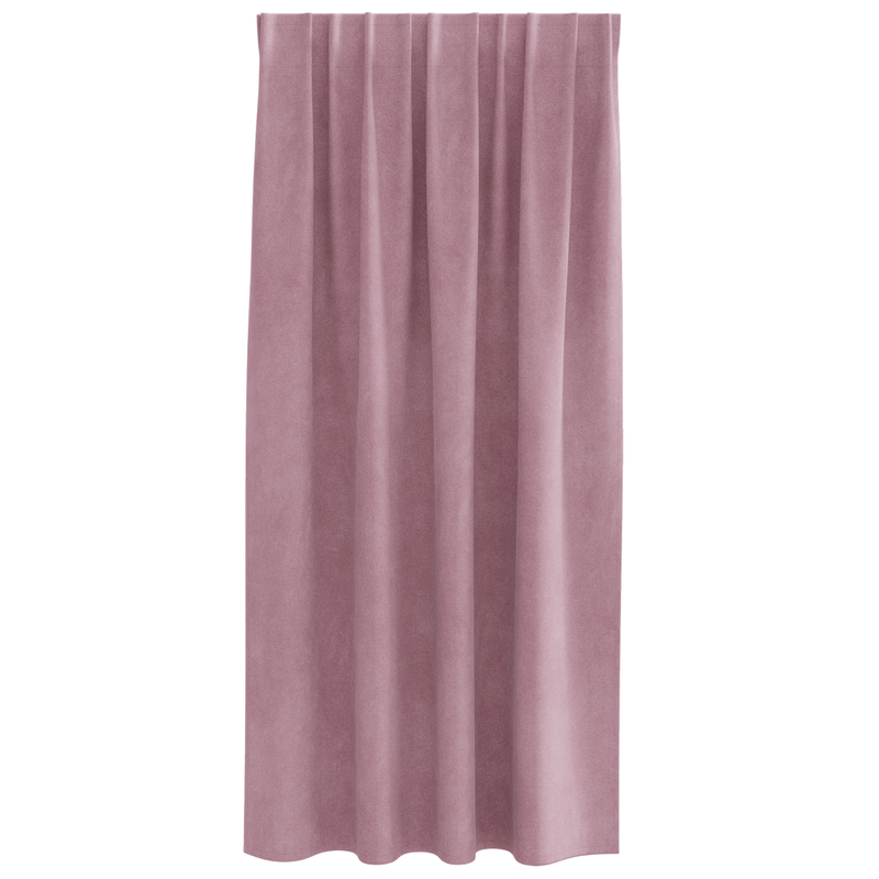 Casa si Gradina - Textile si covoare - Perdele si draperii - Draperii - Draperii opace cu banda superioara, 2 buc., roz inchis, catifea - Infinity.ro