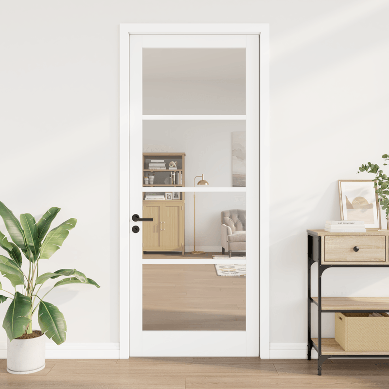 Casa si Gradina - Constructii - Usi interior, exterior si garaj - Usi interior - Usa Interior cu Sticla "ORKDAL" Alb 93x232x4 cm - Infinity.ro