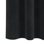 Casa si Gradina - Textile si covoare - Perdele si draperii - Draperii - Draperii opace cu banda superioara, 2 buc., negru, catifea - Infinity.ro
