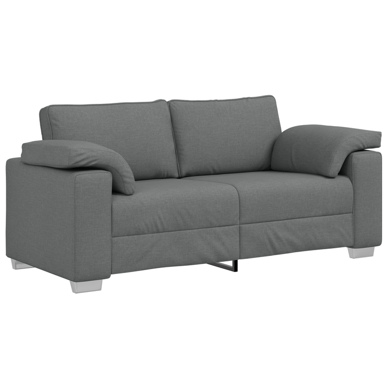 Casa si Gradina - Mobilier - Canapele si coltare - Canapele - Canapea dubla, gri inchis, 140 cm, textil - Infinity.ro