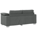Casa si Gradina - Mobilier - Canapele si coltare - Canapele - Canapea dubla, gri inchis, 140 cm, textil - Infinity.ro