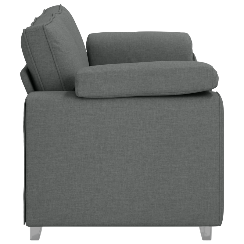 Casa si Gradina - Mobilier - Canapele si coltare - Canapele - Canapea dubla, gri inchis, 140 cm, textil - Infinity.ro
