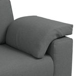 Casa si Gradina - Mobilier - Canapele si coltare - Canapele - Canapea dubla, gri inchis, 140 cm, textil - Infinity.ro