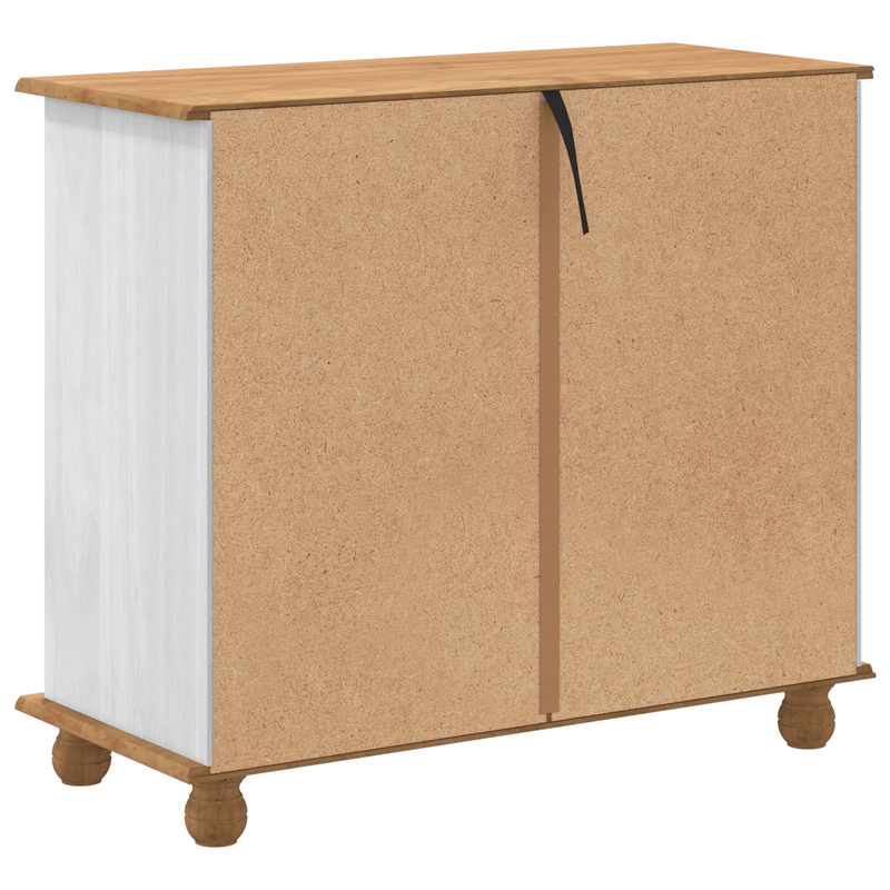 Casa si Gradina - Mobilier - Comode si corpuri - Comode - Comoda cu Sertare 'ASKIM'Alba 91x40x79 cm Lemn Masiv de Pin - Infinity.ro