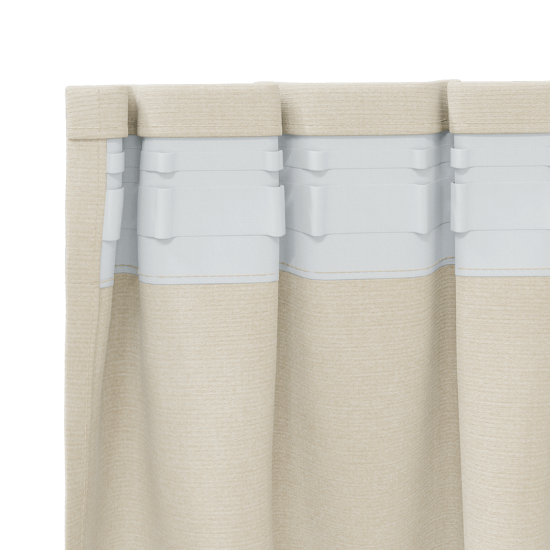 Casa si Gradina - Textile si covoare - Perdele si draperii - Draperii - Draperii opace cu banda superioara, 2 buc., crem, catifea - Infinity.ro