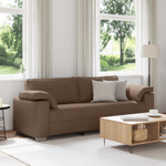 Casa si Gradina - Mobilier - Canapele si coltare - Canapele - Canapea de 3 persoane, maro, 178 cm, textil - Infinity.ro