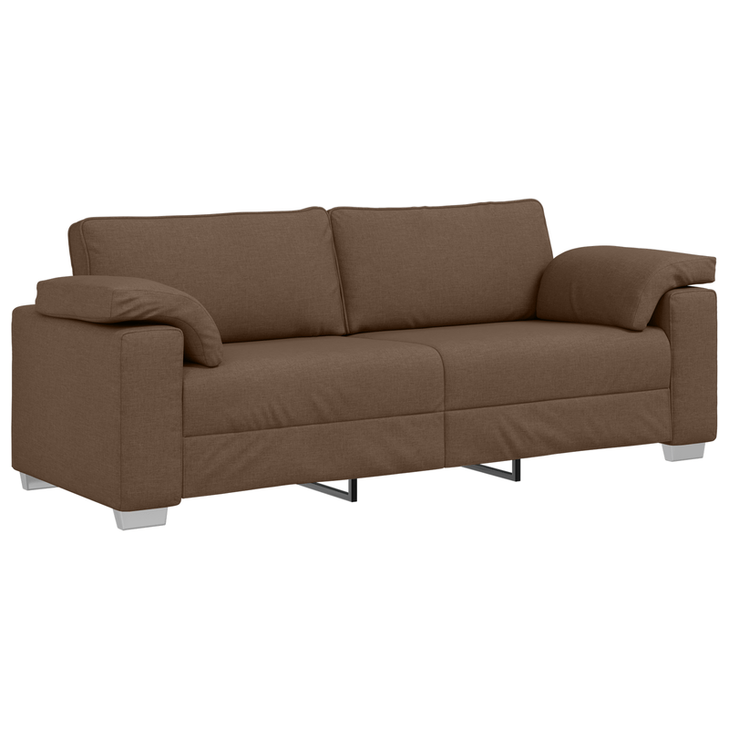 Casa si Gradina - Mobilier - Canapele si coltare - Canapele - Canapea de 3 persoane, maro, 178 cm, textil - Infinity.ro