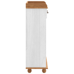 Casa si Gradina - Bucatarie si vesela - Accesorii bar - Suporturi bauturi - Cabinet de vin "ASKIM" cu 12 suporturi pentru sticle Alb Lemn solid din pin - Infinity.ro