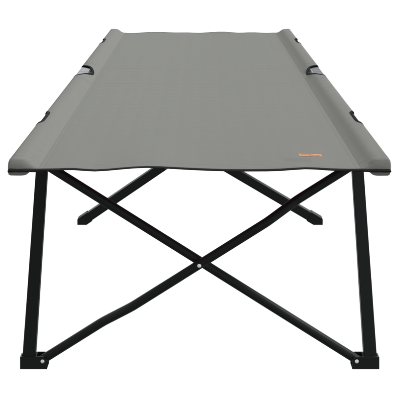 Sport si Outdoor - Camping - Mobilier pentru camping - Alte piese de mobilier pentru camping - Pat pliabil cu geanta de transport Gri Tesatura Oxford 600D - Infinity.ro