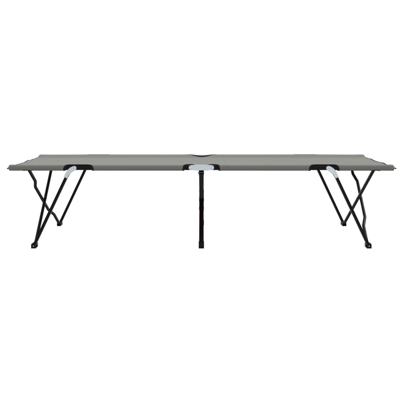 Sport si Outdoor - Camping - Mobilier pentru camping - Alte piese de mobilier pentru camping - Pat pliabil cu geanta de transport Gri Tesatura Oxford 600D - Infinity.ro