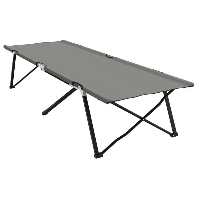 Sport si Outdoor - Camping - Mobilier pentru camping - Alte piese de mobilier pentru camping - Pat pliabil cu geanta de transport Gri Tesatura Oxford 600D - Infinity.ro