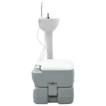 Sport si Outdoor - Camping - Accesorii camping si drumetii - Masa de Camping  corp gri+capac alb+gri stylish - Infinity.ro