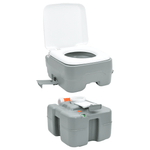 Sport si Outdoor - Camping - Accesorii camping si drumetii - Masa de Camping  corp gri+capac alb+gri stylish - Infinity.ro