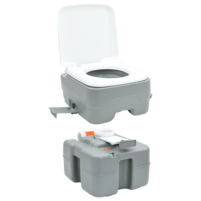 Sport si Outdoor - Camping - Accesorii camping si drumetii - Masa de Camping  corp gri+capac alb+gri stylish - Infinity.ro