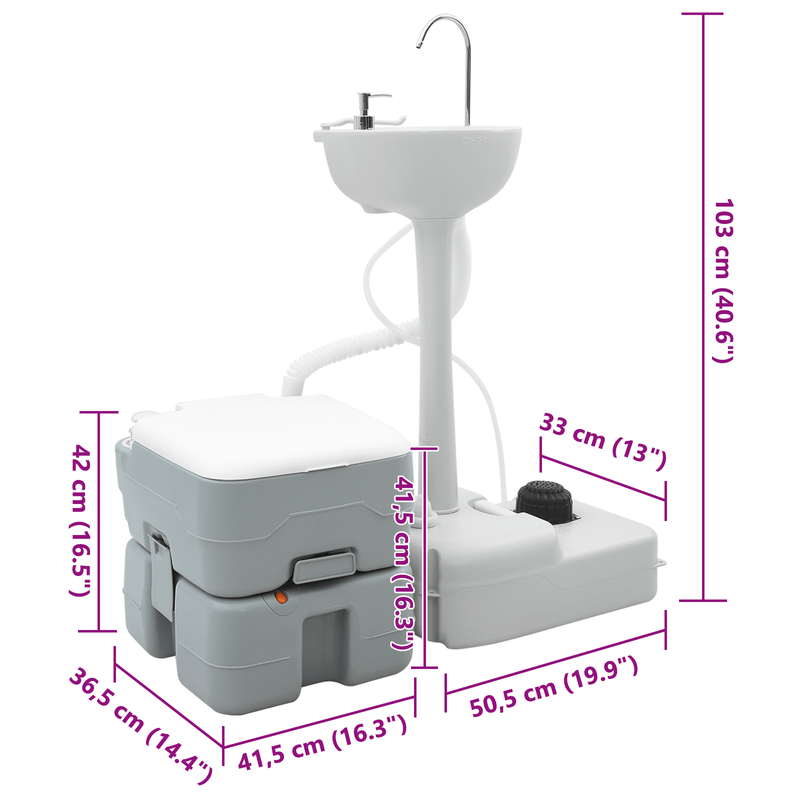 Sport si Outdoor - Camping - Accesorii camping si drumetii - Masa de Camping  corp gri+capac alb+gri stylish - Infinity.ro