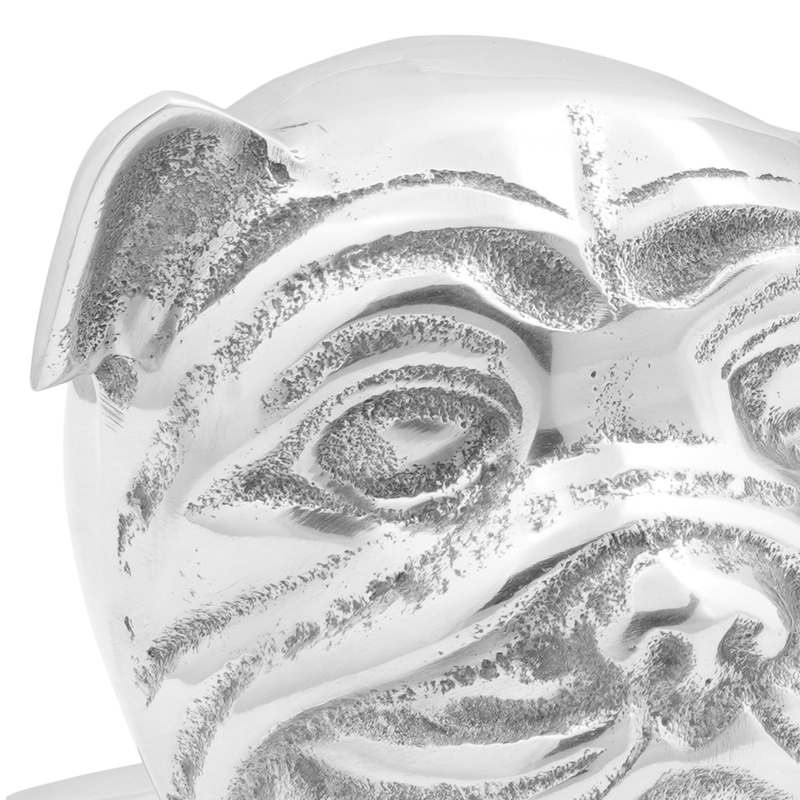 Casa si Gradina - Mobilier - Biblioteci si rafturi - Rafturi - Suporturi carti 2 buc., argintiu, 8x12x16,5 cm, aluminiu, caine - Infinity.ro