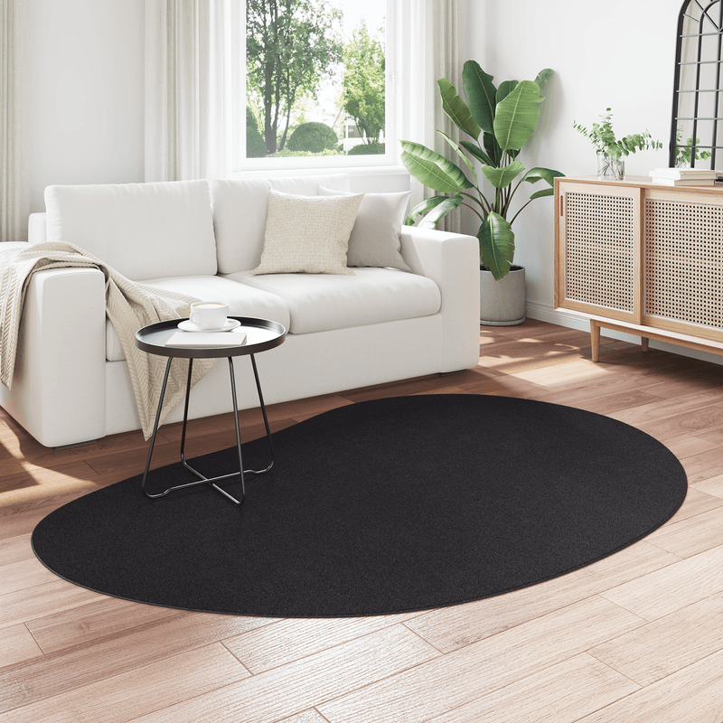 Casa si Gradina - Textile si covoare - Covoare - Covoare casa - Covor Negru 140x200 cm Antiderapant - Infinity.ro