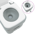 Sport si Outdoor - Camping - Accesorii camping si drumetii - Toaleta Camping  corp gri+capac alb - Infinity.ro