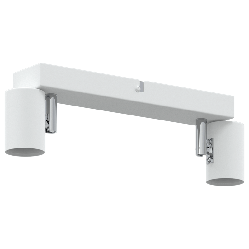 Casa si Gradina - Corpuri si surse de iluminat - Plafoniere, aplice si spoturi - Spotlight de Plafon Reglabil pe Doua Directii Alb E27 - Infinity.ro
