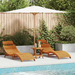 Casa si Gradina - Gradina si terasa - Mobilier exterior - Scaune si sezlonguri gradina - Sezlonguri, 2 buc., lemn masiv acacia - Infinity.ro