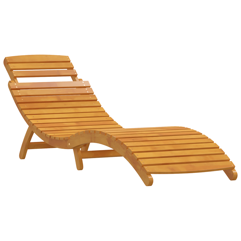 Casa si Gradina - Gradina si terasa - Mobilier exterior - Scaune si sezlonguri gradina - Sezlonguri, 2 buc., lemn masiv acacia - Infinity.ro