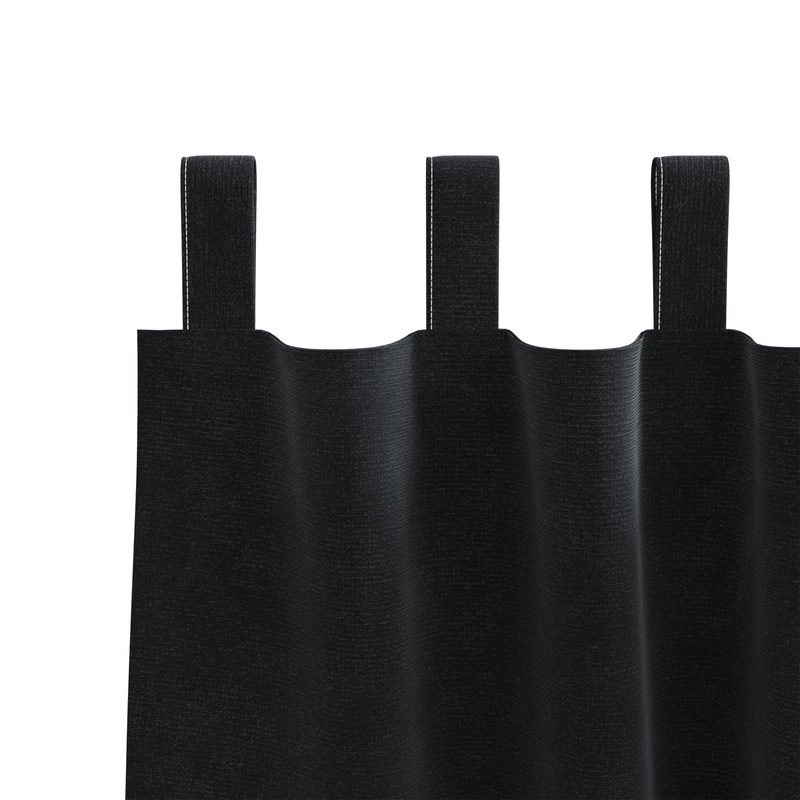 Casa si Gradina - Textile si covoare - Perdele si draperii - Draperii - Draperii opace cu agatatoare, 2 buc., negru, catifea - Infinity.ro