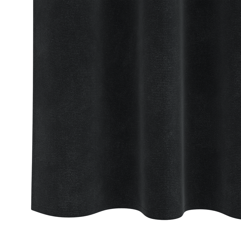 Casa si Gradina - Textile si covoare - Perdele si draperii - Draperii - Draperii opace cu banda superioara, 2 buc., negru, catifea - Infinity.ro