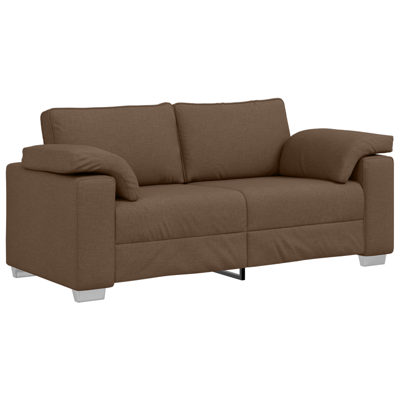 Casa si Gradina - Mobilier - Canapele si coltare - Canapele - Canapea tip loveseat Maro 140 cm Textil - Infinity.ro