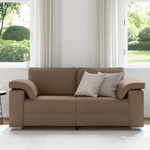 Casa si Gradina - Mobilier - Canapele si coltare - Canapele - Canapea tip loveseat Maro 140 cm Textil - Infinity.ro