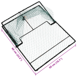 Casa si Gradina - Gradinarit si plante - Intretinere gradina - Articole daunatori gradina - Capcana pentru pasari, 50x60 cm, otel - Infinity.ro