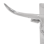 Casa si Gradina - Mobilier - Biblioteci si rafturi - Rafturi - Suporturi carti 2 buc., argintiu, 21,5x15,5x20 cm, aluminiu, taur - Infinity.ro