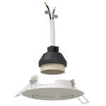 Casa si Gradina - Corpuri si surse de iluminat - Veioze si lampi - Lampi de veghe - Spoturi incastrate 6 buc Round GU10 Alb Ø90 mm Otel - Infinity.ro