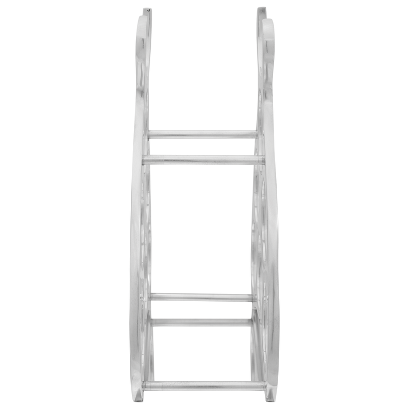 Casa si Gradina - Bucatarie si vesela - Accesorii bar - Suporturi bauturi - Suport de vinuri, argintiu, 32x14x37,5 cm, aluminiu - Infinity.ro