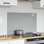 Casa si Gradina - Mobilier - Comode si corpuri - Corpuri bucatarie - Contrablat bucatarie gri deschis 80x50x0.6 cm sticla securizata - Infinity.ro