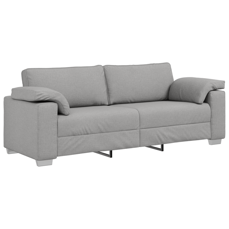 Casa si Gradina - Mobilier - Canapele si coltare - Canapele - Canapea de 3 persoane, gri nor, 178 cm, textil - Infinity.ro