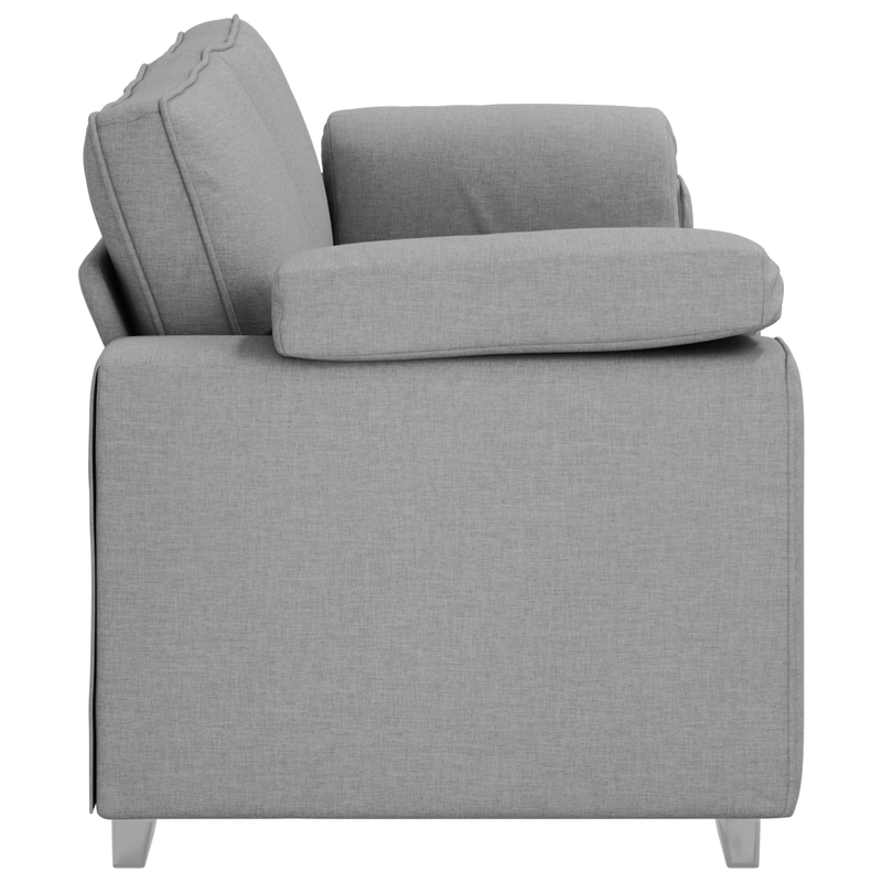Casa si Gradina - Mobilier - Canapele si coltare - Canapele - Canapea de 3 persoane, gri nor, 178 cm, textil - Infinity.ro