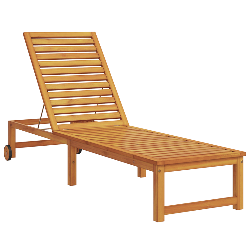 Casa si Gradina - Gradina si terasa - Mobilier exterior - Scaune si sezlonguri gradina - Sezlong din lemn masiv de acacia - Infinity.ro