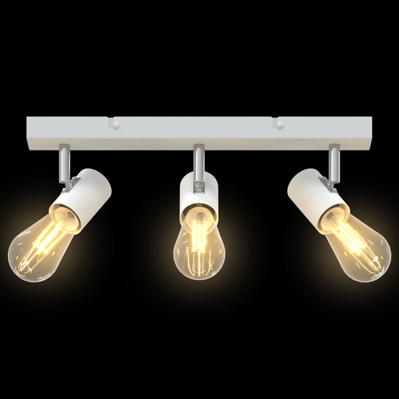 Casa si Gradina - Corpuri si surse de iluminat - Plafoniere, aplice si spoturi - Spot pentru plafon 3 pozitii reglabil alb E27 - Infinity.ro