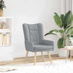 Casa si Gradina - Mobilier - Scaune si fotolii - Fotolii - Fotoliu de relaxare, gri deschis, textil - Infinity.ro