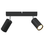 Casa si Gradina - Corpuri si surse de iluminat - Plafoniere, aplice si spoturi - Spot pentru Tavan 2 Directii Reglabil Negru GU10 - Infinity.ro