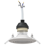 Casa si Gradina - Corpuri si surse de iluminat - Veioze si lampi - Lampi de veghe - Lampi incastrate 24 buc Round GU10 Alb Ø90 mm Otel - Infinity.ro