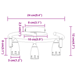 Casa si Gradina - Corpuri si surse de iluminat - Plafoniere, aplice si spoturi - Spot pentru Plafon 3 Moduri Reglabile Nichel Mat GU10 - Infinity.ro