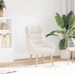Casa si Gradina - Mobilier - Scaune si fotolii - Fotolii - Fotoliu de relaxare, crem, material similar lana - Infinity.ro