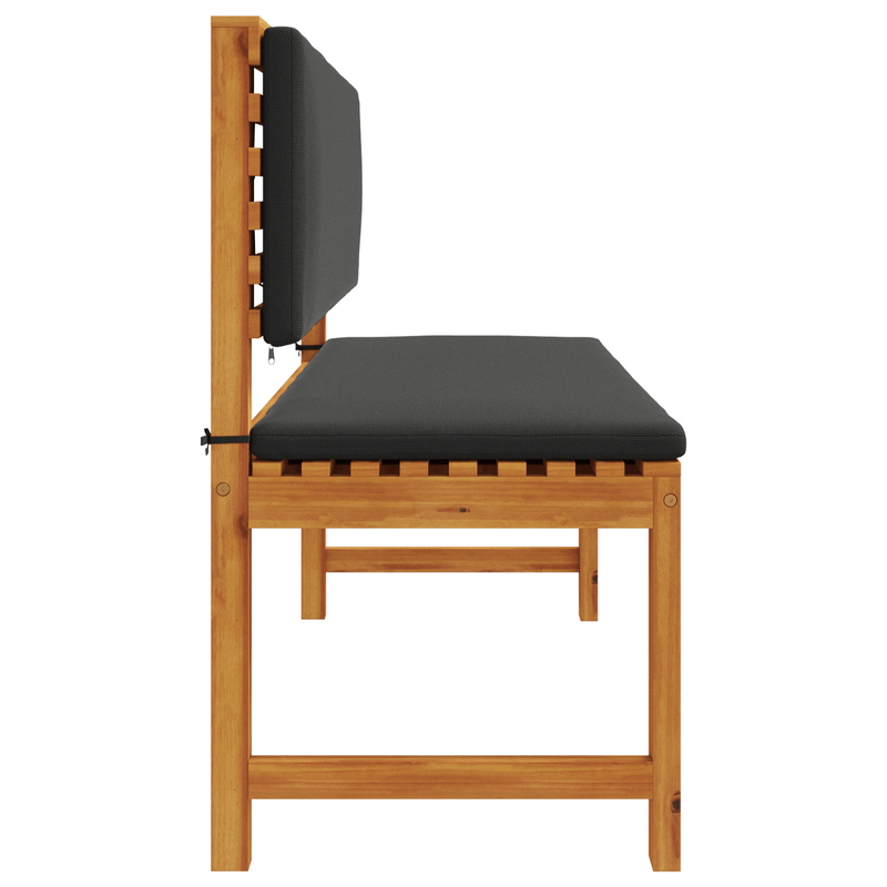 Casa si Gradina - Gradina si terasa - Mobilier exterior - Canapele si fotolii gradina - Banca de gradina cu perne, 100x50x91 cm, lemn masiv acacia - Infinity.ro