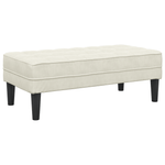 Casa si Gradina - Mobilier - Canapele si coltare - Banchete - Banca  crem 113 cm din catifea - Infinity.ro