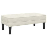 Casa si Gradina - Mobilier - Canapele si coltare - Banchete - Banca  crem 113 cm din catifea - Infinity.ro