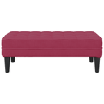 Casa si Gradina - Mobilier - Canapele si coltare - Banchete - Banca Rosu Vin 113x57x39 cm Catifea - Infinity.ro