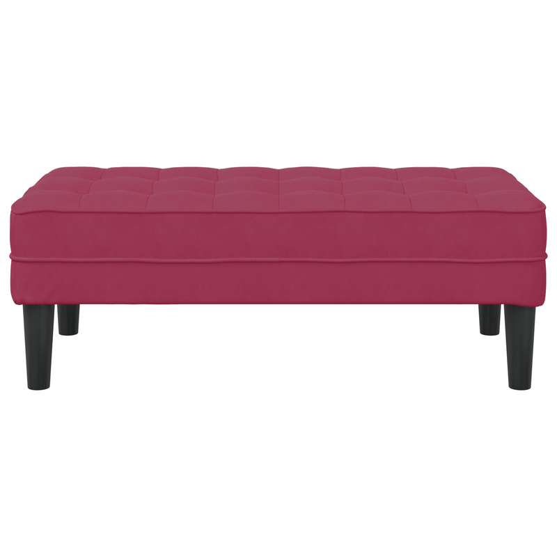 Casa si Gradina - Mobilier - Canapele si coltare - Banchete - Banca Rosu Vin 113x57x39 cm Catifea - Infinity.ro